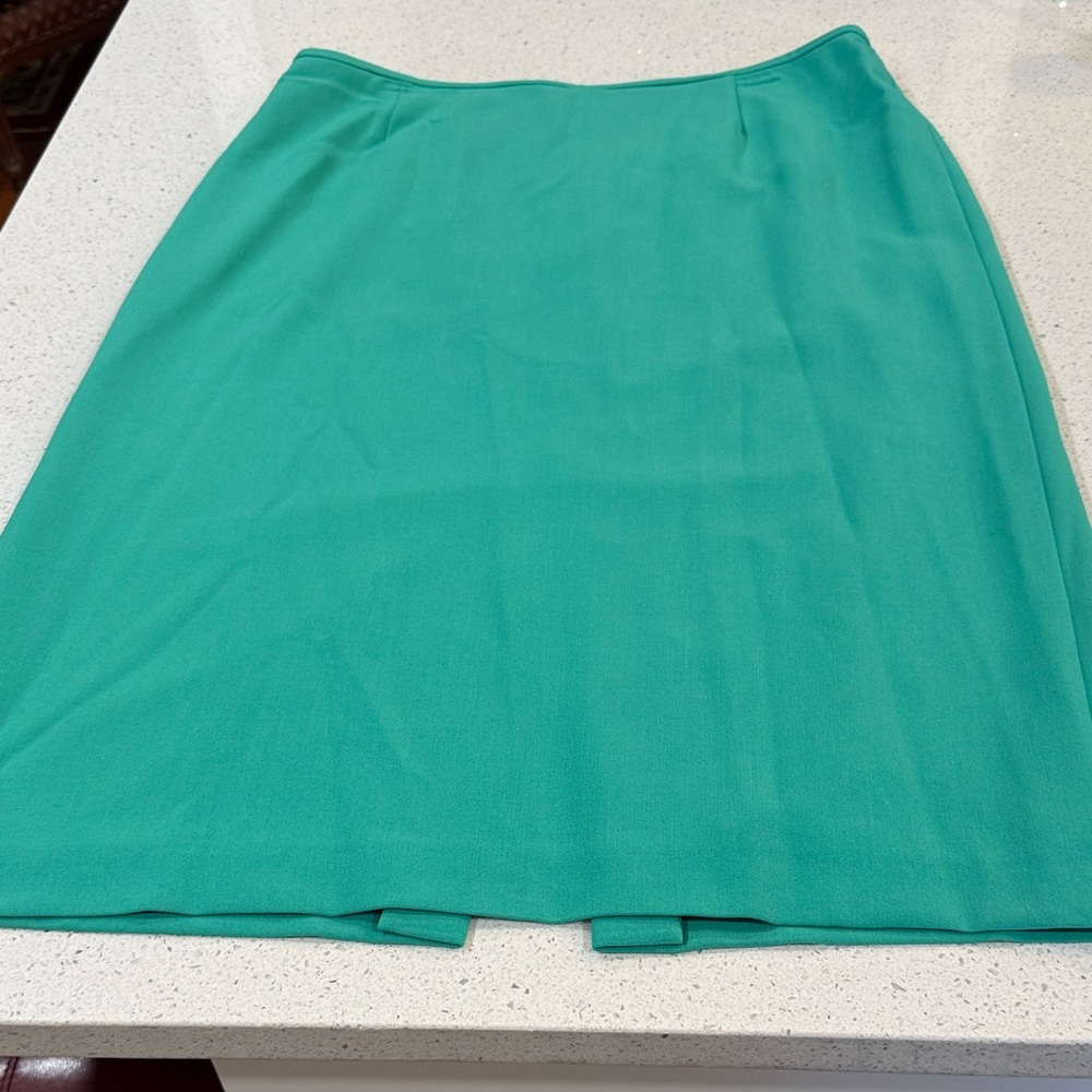 Preston & York Teal A-Line Skirt